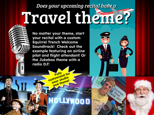 Elevate your recital with a themed Welcome Soundtrack